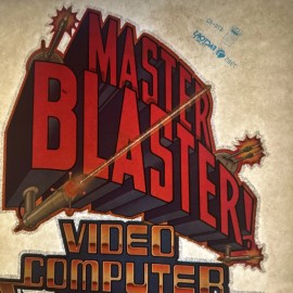 Vtg 1980s Master Blaster! Video Computer Corps Iron On Transfer NOS Real deal