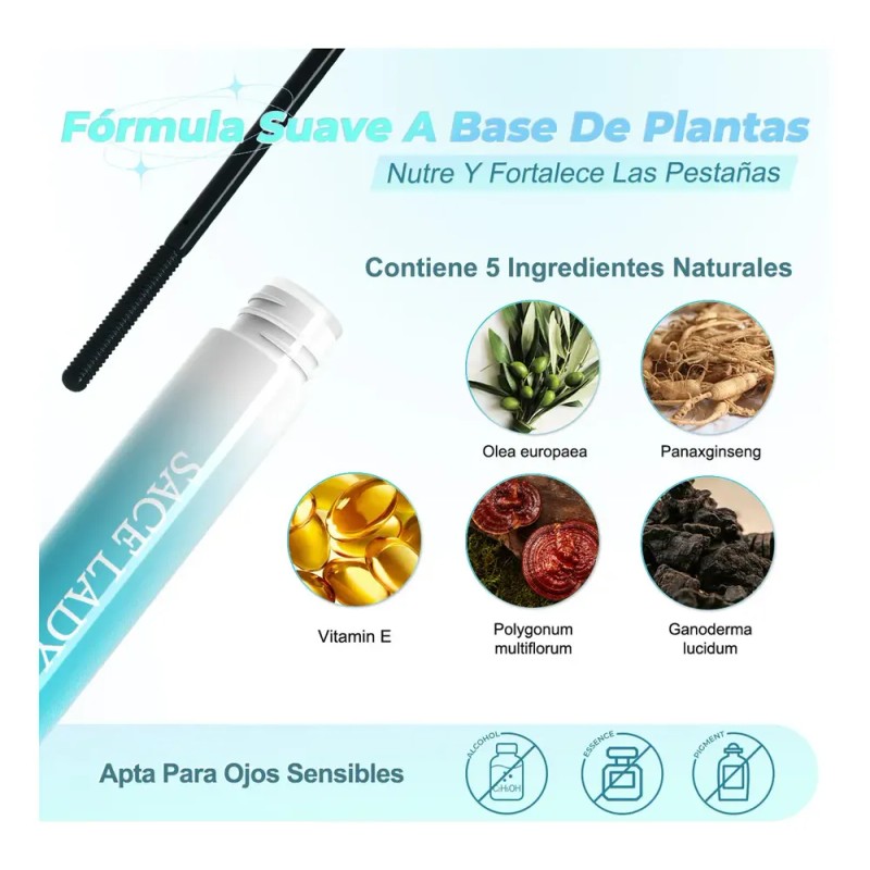 Sace Lady Desmaquillante De Pestañas, Rápido Y Suave, 5ml