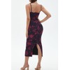 CHYRII Women 2025 Summer Spaghetti Straps Floral Maxi Dress Bodycon