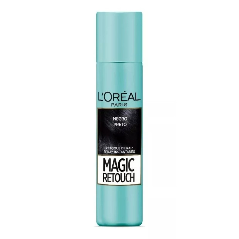 Retocador Loreal Tinte Retocador Temporal Raíces Canas Negro 2 Pack