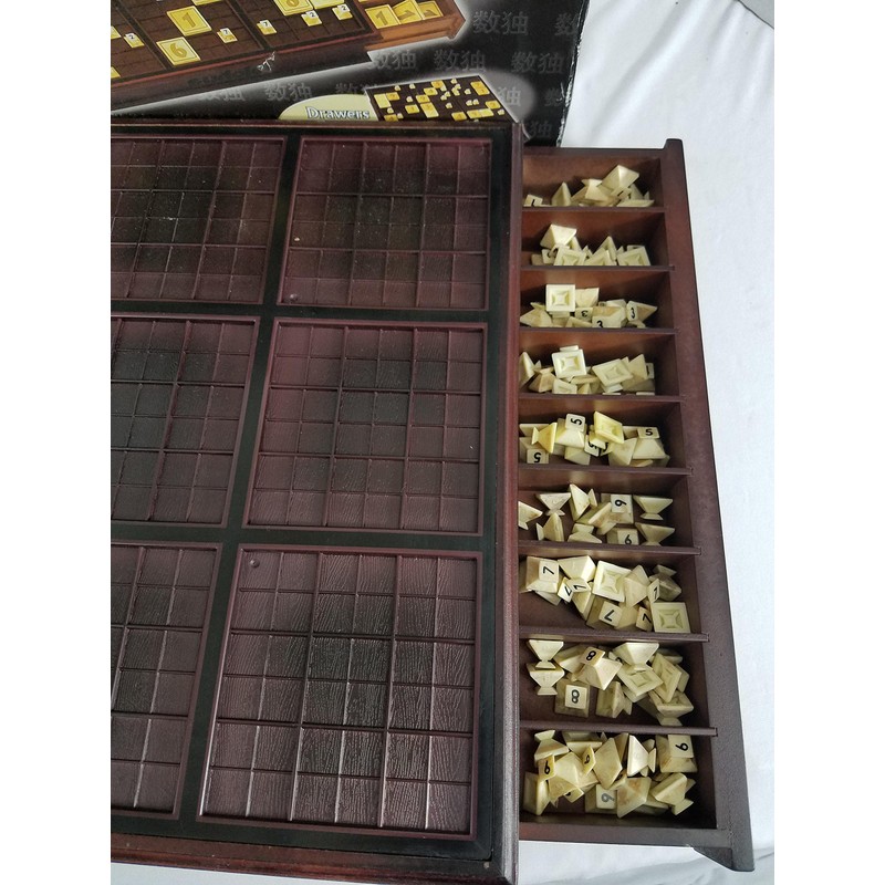 Senario Entertainment - Deluxe Wooden - Sudoku - Board Game