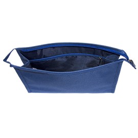 Large toiletry bag made of waterproof fabric, cosmetic bag for travel, navy, Toiletry bag