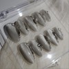 [Handmade nail tip] Side me - long stiletto / [수제네일팁]