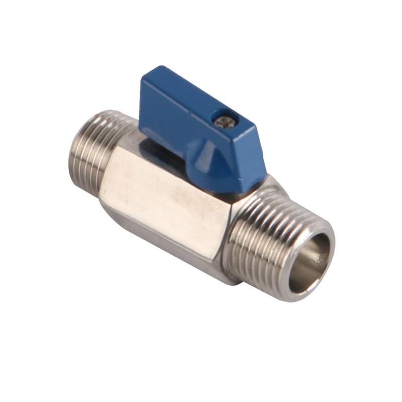 Tiardey Mini Ball Valve Stainless Steel Mini Ball Valve 1/2
