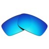 Alphax Ice Blue Mirrored Polarized Replacement Lenses for Oakley Crankcase