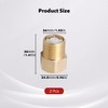 Pack of 2 Brass Check Valves 3/4 Inch, 3/4 Inch