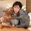 Cute Rhino Plush Toy Soft Plush Animal Doll Kids Toy