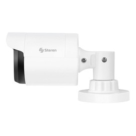 STEREN CCTV-1018 Cámara de Seguridad, Digital Full HD, Tipo Mini Bala, Tetrahíbrida, Blanco