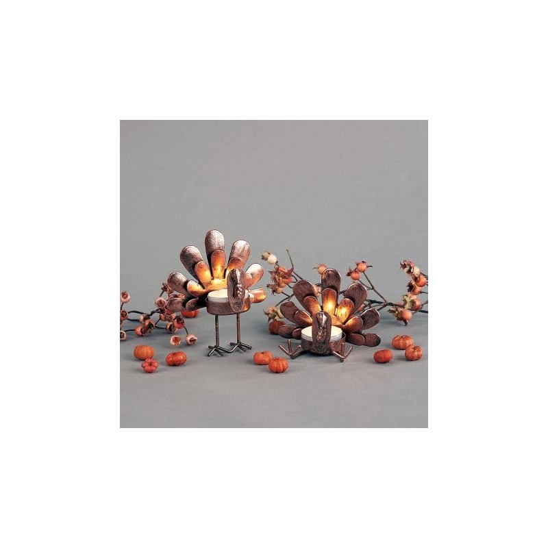 Lillian Vernon Turkey Tealight Holders