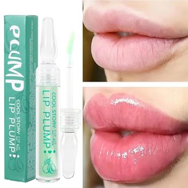 COOL STORY Lips Plumping Lip Gloss for Women, Lip Oil Moist Avocado Flavor