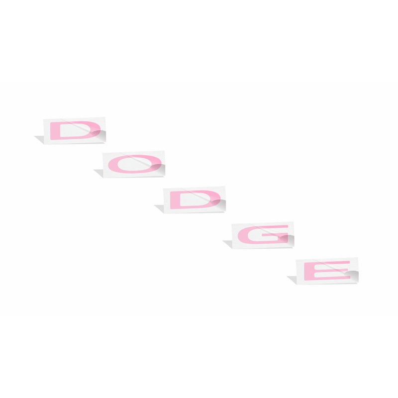 Rear Dodge Emblem Overlay Decal - Fits 2011-2023 Charger -