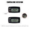 Taikemeti LCD Display Digital Engine Temperature Gauge Thermometer Waterproof Thermometer