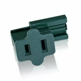 The Holiday Light Depot Green SPT-1 Female Socket SPT-1 Gilbert Plug Quick Plug Vampire Plug - Bag of 100