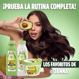 Kit Garnier Fructis HairFood Aguacate Rutina para cabello seco
