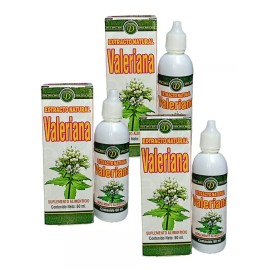 Dina Valeriana Extracto 60 Ml 3 Pack  Para Ansiedad Insomnio