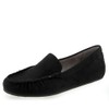 Aerosoles Women's Driving Style Loafer, Black Faux Suede, 7.5