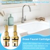 Brass 1-001 & Brass 1-002 Ceramic Valve Cartridge, Compatible with