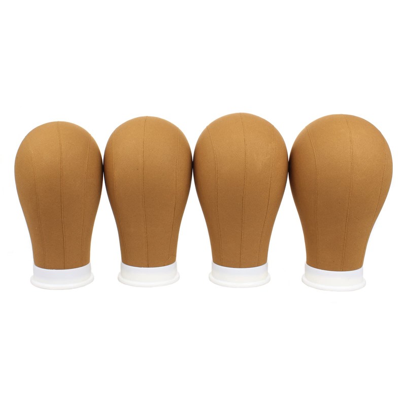 Xtrend 21"-24" Canvas Wig Head Poly Manikin Head for Making/Drying/Styling