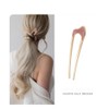 6 Pcs U-Shaped Hairpins for Buns & French Twist, Alloy