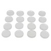 TG5-20C Anti-Seismic Matte Rock Gel, Transparent, φ0.8 x 0.2 inches