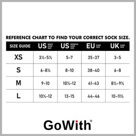 GoWith 2 Pairs Unisex Running Socks, Anti-Blister Cushioned Athletic Performance Socks, Padded Seamless Ankle Socks, Mustard, Large, Model: 3594