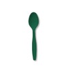 Creative Converting 11924 Hunter Green Plastic Spoons, 24 pcs