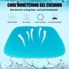 Desoxivi Gel Seat Cushion for Office Chair, Super Breathable Honeycomb