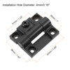 sourcing map 2Pcs Adjustable Torque Hinge, 43x36mm Plastic Countersunk Holes