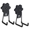 GUNPJONE Strong Garage Magnetic Hooks, 2Pcs Large Heavy Duty Magnetic