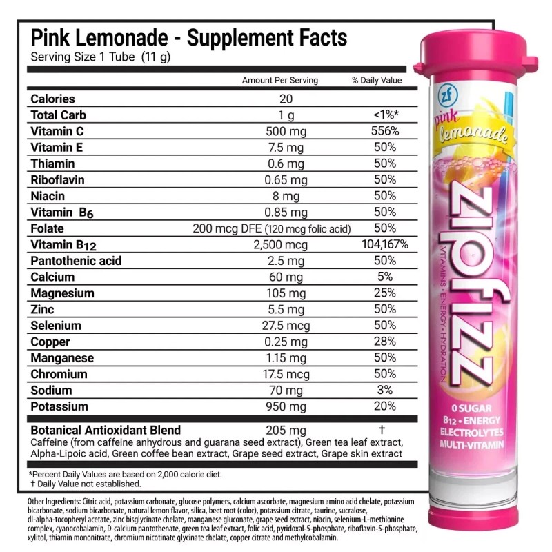 Zipfizz Healthy Energy Drink Mix Variety Pack 30 Count