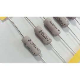 KOA 10pcs Power Resistor 2.2K Ohm 3W 3 Watt 5% Metal Oxide KOA MOS3CT521A222J NEW