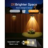 KEILAIMO Solar Fence Lights Outdoor, 12 Pack IP65 Waterproof Fence