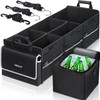HIRALIY 4 in 1 Car Trunk Storage Organizer with Leakproof