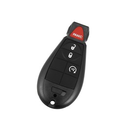 Motoforti Replacement Keyless Entry Remote Car Key Fob GQ4-53T 433Mhz for Jeep Cherokee 2014-2023 4 Buttons with Door Key NO.68105083AG/68508732AA Long-Lasting