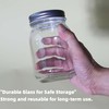 Salsa Jars for Homemade Salsa – 4 Pack 16oz Glass