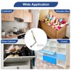 sourcing map 2Pcs Lid Support Hinge, 100N Gas Struts Soft