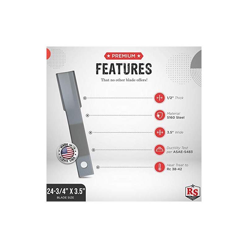 Rancher Supply 750787 Terrain King Blade Pair