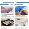 10" Ceiling Paint Roller with Shield, Ceiling Roller Splatter Guard
