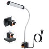24W LED Magnetic Work Light, 2400 Lumen Flexible Gooseneck Work