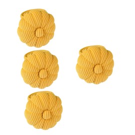 Tofficu 4pcs Wrist Pin Cushion for Sewing Needle Holder Fine Pins Eye-catching Pattern Compact Pumpkin Shape Random Color