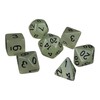 DND Dadi – Glow-in-The-Dark DND Set di dadi (7 pezzi)