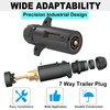 CXTM 7 Pin Trailer Plug with Waterproof Seal, Trailer Side