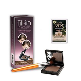 6-PACK Cover Your Gray Fill-in Powder with Procapil, (Medium Brown) with Free Sulfate-Free Shampoo