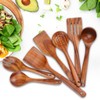 Wooden Kitchen Utensil Set, Wooden Spoons for Cooking, Wooden Utensil