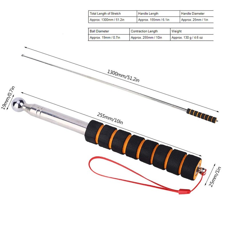 Nimomo Home Inspection Hammer, 130cm Ceiling Wall Tile Hollow Inspection