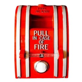 Retro Doorbell Pull Station Doorbell Commemorative Medal Gift for Firefighters