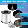 200 m Nylon Thread Clear Tear-Resistant 0.8 mm Polyamide Thread