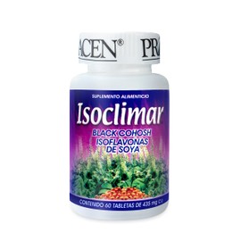 Isoclimar - Isoflavonas de Soya y Black Cohosh 60 tabletas de 435 mg PRONACEN