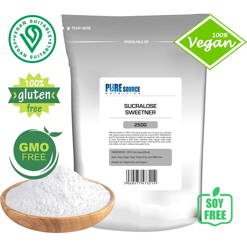 Pure Source Nutrition 100% Pure Sucralose 250g Powder Zero Calorie