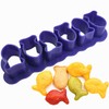 Enrbeco Fish Cookie Cutter Mini Cracker Cutter Adorable Fish Shaped